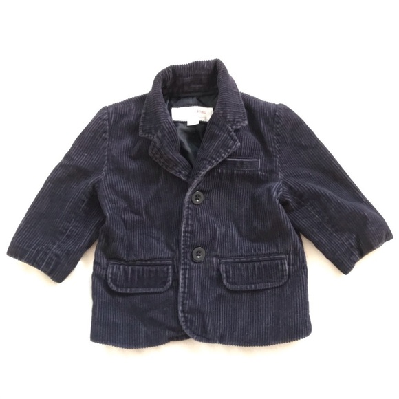 Wonderkids Corduroy Button Up Blazer with Elbow Patches Coat Jacket Baby Size12M - Picture 2 of 11